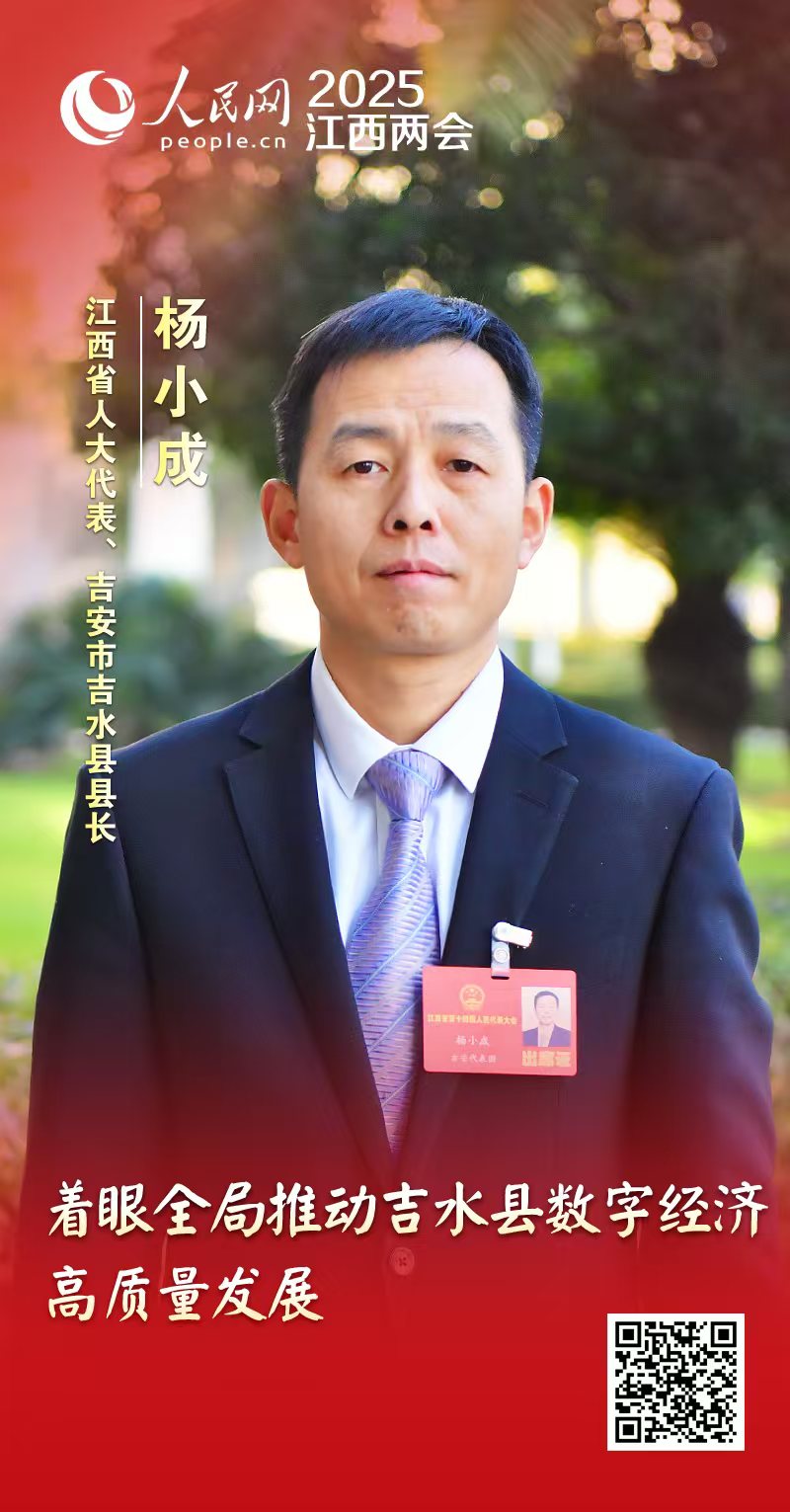 眼全局推动吉水县数字经济高质量发展AG真人澳门百家家乐杨小成代表：着(图2)